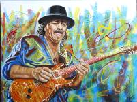 Carlos Santana 120x90 cm - Auftragsarbeit
