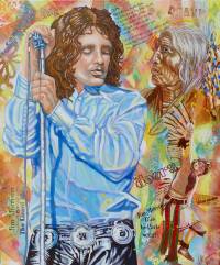 Club 27 - Jim Morrison 100x120 cm