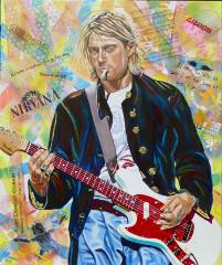 Club 27 - Kurt Cobain 100x120 cm