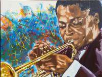 VERKAUFT/SOLD Miles Davis 80x60 cm