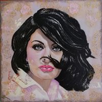 Sophia Loren 70x70 cm